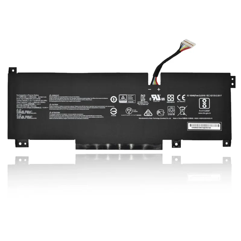 New 53.5Wh BTY-M492 Laptop Battery Compatible with MSI Pulse GL66 GL76 Katana GF66 GF76 Sword 15 A11UD Crosshair 15 17 - eBuy UAE